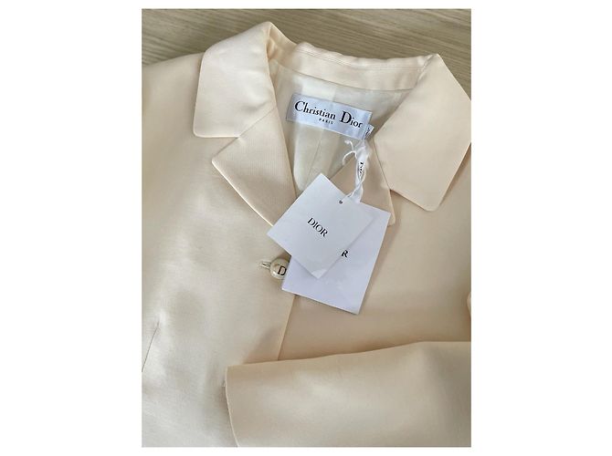 Blazer entallado Dior de lana blanca - vista 4