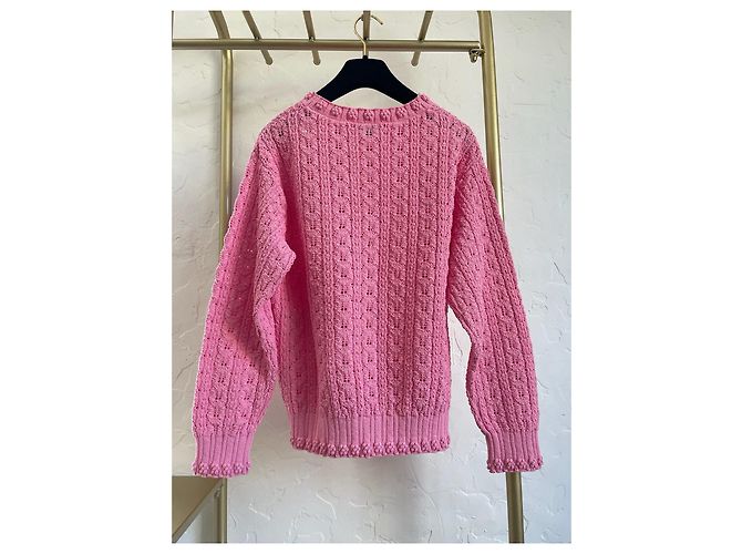 Chanel 24P Malhas de algodão rosa - vista 2