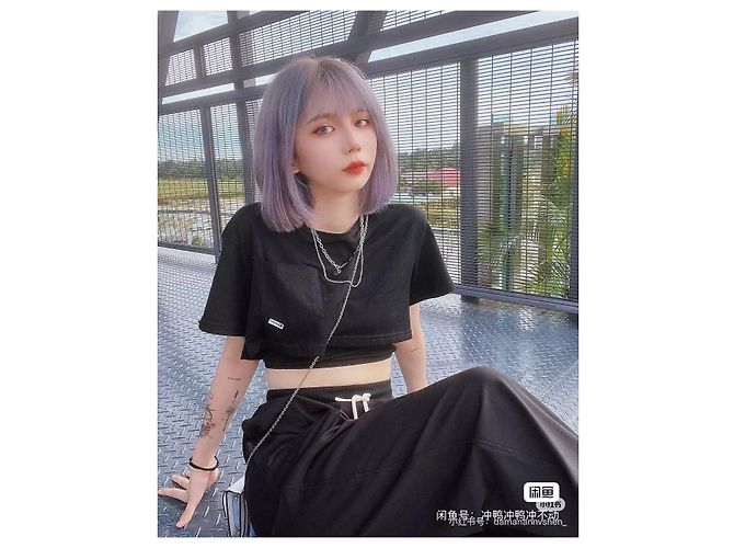 Alexander Wang Top Negro de Algodón de Manga Corta con Bolsillo Logo - vista 7
