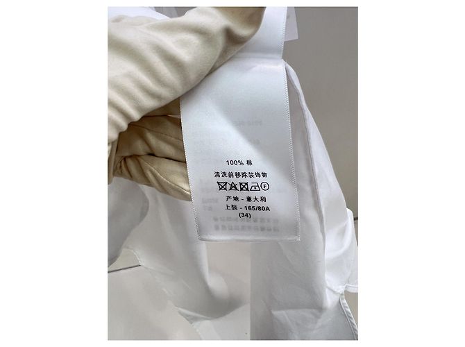 Dior White Lace Collar Shirt - view 4