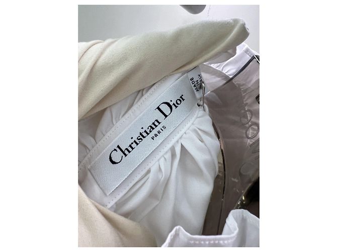 Dior White Lace Collar Shirt - view 6