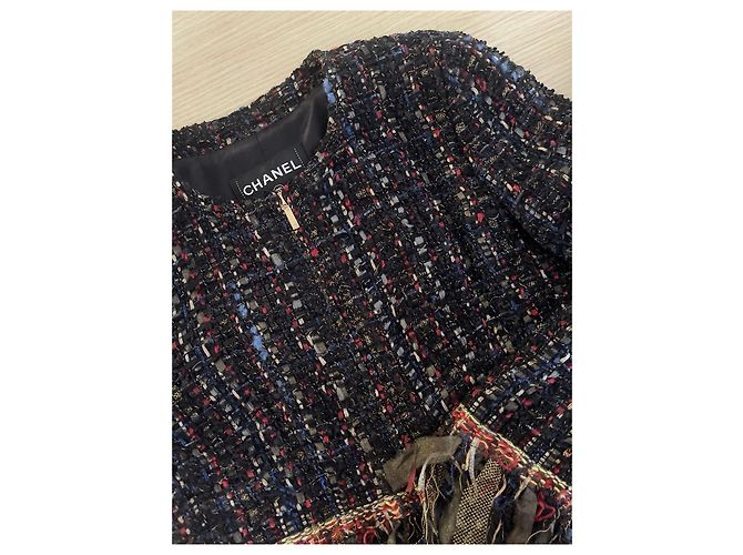 Chanel 17A Tweed Jacke Beige - Ansicht 4