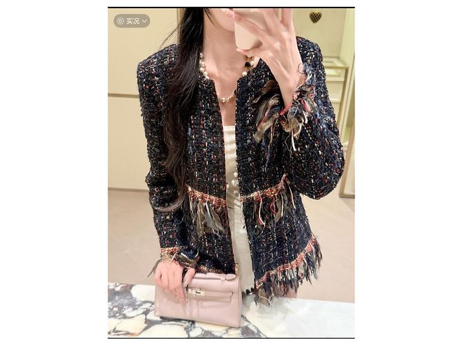 Chanel 17A Tweed Jacke Beige - Ansicht 5