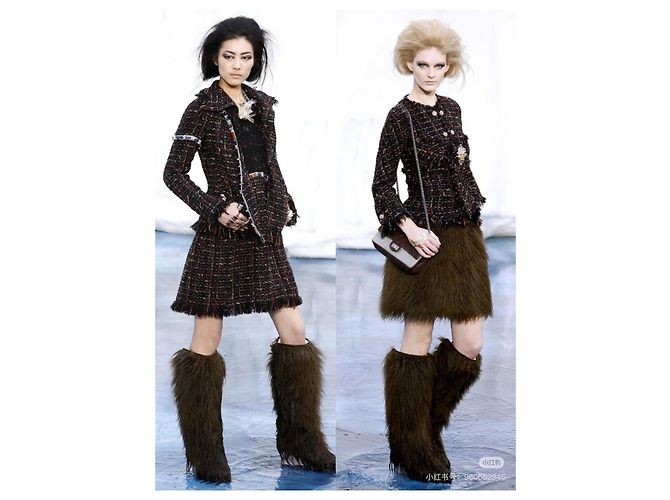 Chanel 17A Tweed Jacke Beige - Ansicht 6