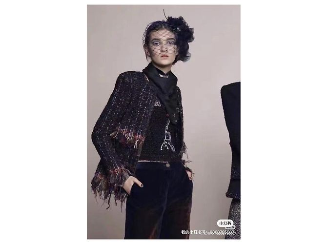 Chanel 17A Tweed Jacke Beige - Ansicht 8