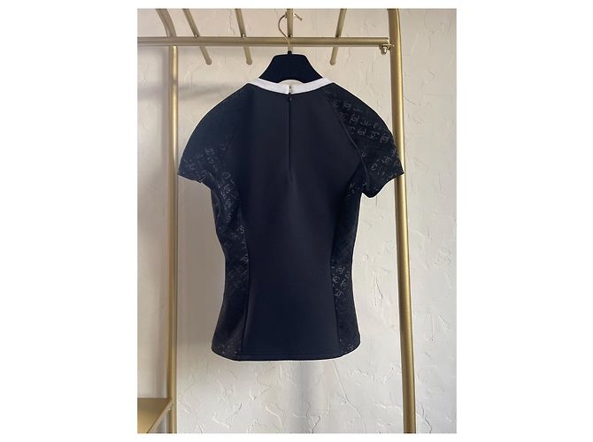 Camiseta de tirantes de encaje Chanel 24C Negra - vista 2