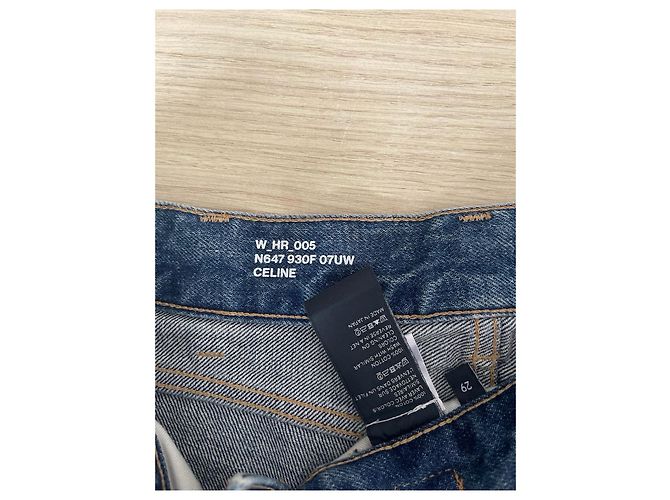 Céline Arc de Triomphe Logo Jeans Blue Denim - view 3