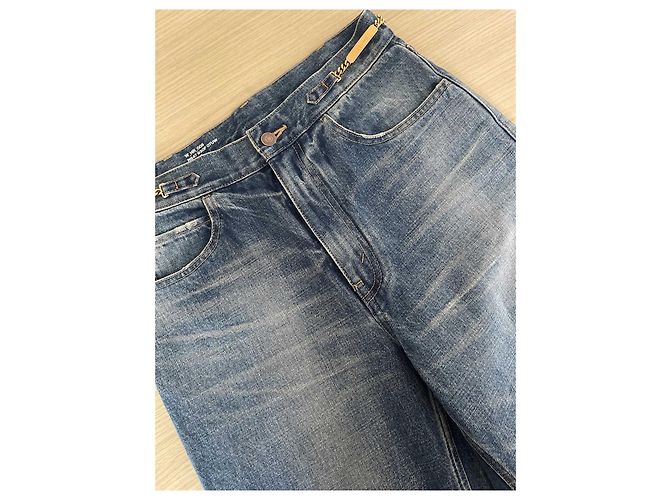 Céline Arc de Triomphe Logo Jeans Blue Denim - view 4