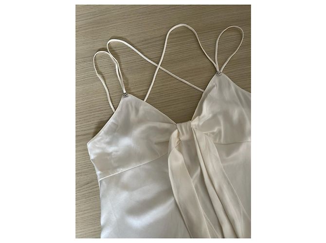 Chanel 23S Seiden Camisole Top Weiß - Ansicht 4