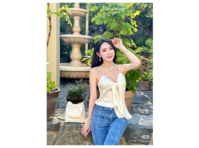 Chanel 23S Seiden Camisole Top Weiß - Ansicht 6