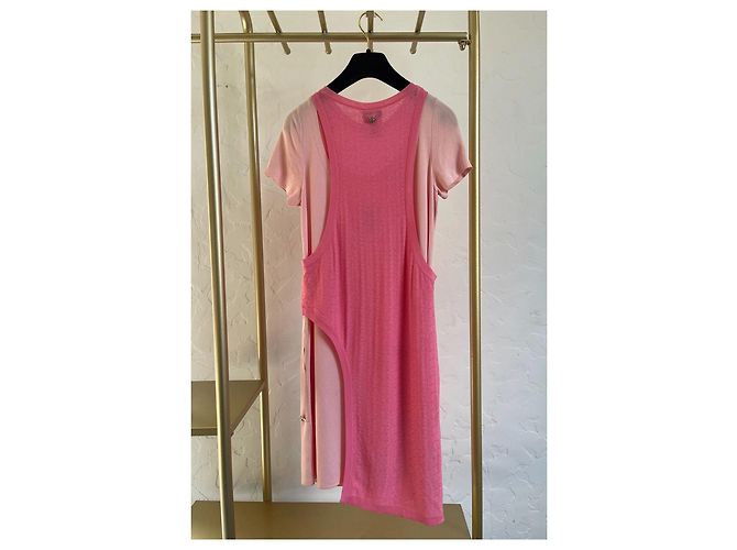 Vestido de renda rosa Chanel - vista 2