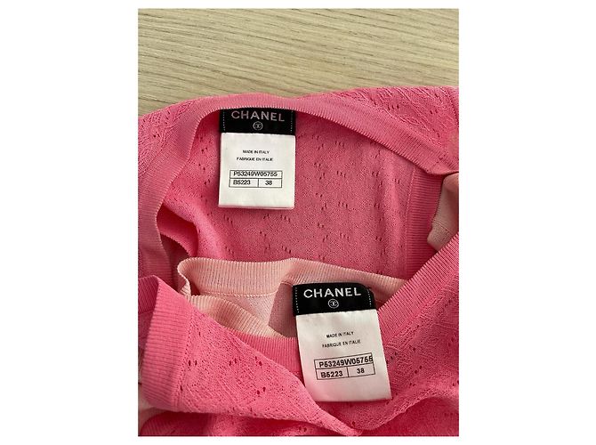 Vestido de renda rosa Chanel - vista 3