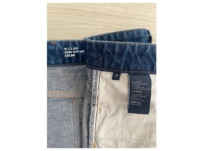 Falda vaquera Céline Arc de Triomphe Azul - vista 3