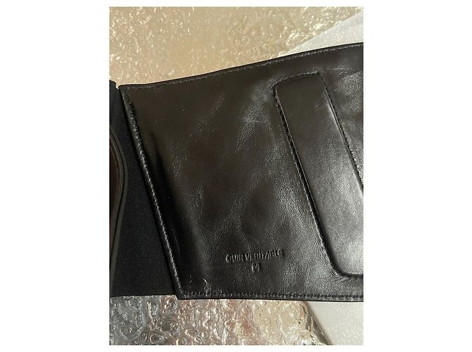 Chanel Steppgürtel aus Lammleder Schwarz - Ansicht 4