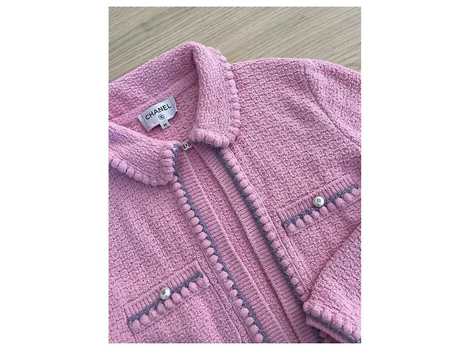 Chanel 25P Punto de Cachemira Rosa - vista 5