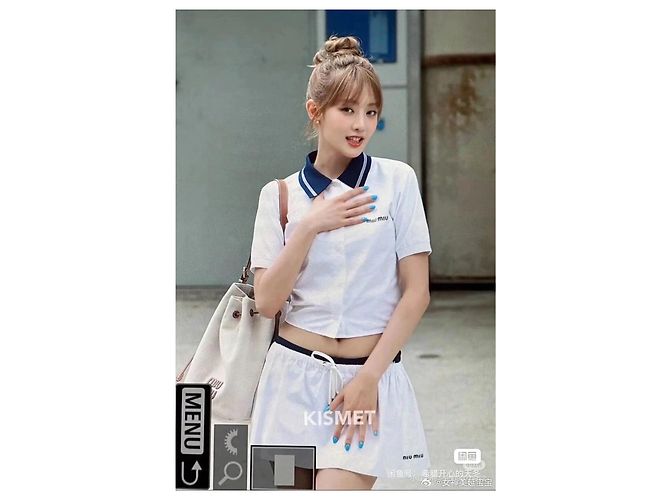 Camisa Miu Miu Blanca de Algodón Estilo Colegial - vista 7