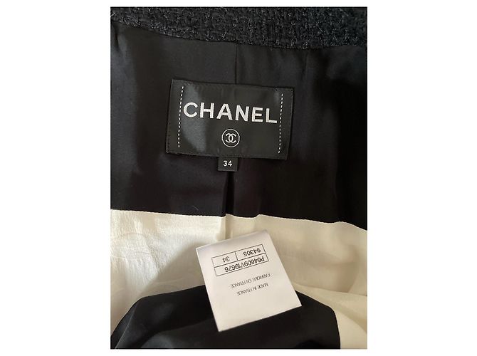 Giacca CHANEL 20A in tweed multicolore - vista 3