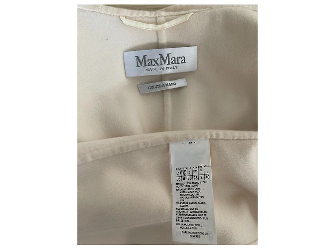 Max Mara White Cashmere Sleeveless Vest - view 3