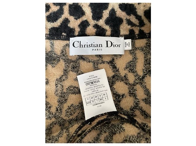Dior Cardigan aus Wolle mit Leopardenprint - Ansicht 3