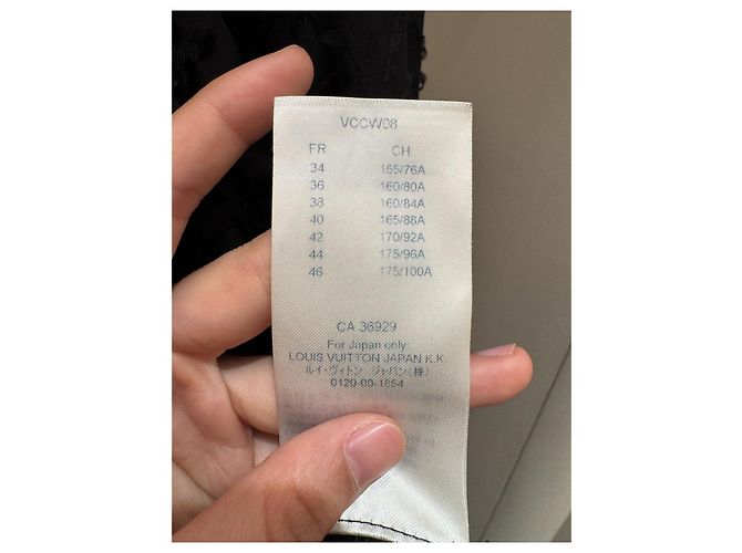 Louis Vuitton Camisa de Seda com Estampa Jacquard Navy - vista 9