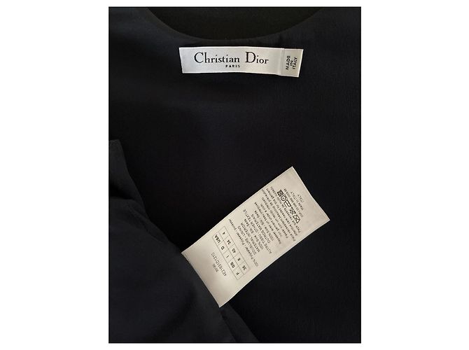 Vestido Dior Silueta Bubble Tulipán Negro de Poliéster - vista 3