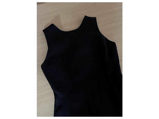 Vestido Dior Silueta Bubble Tulipán Negro de Poliéster - vista 4
