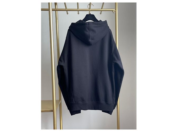 Dior Logo Hoodie Schwarz Baumwolle - Ansicht 2