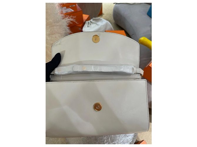 Borsa a mano Gucci Zumi in pelle bianca - vista 8