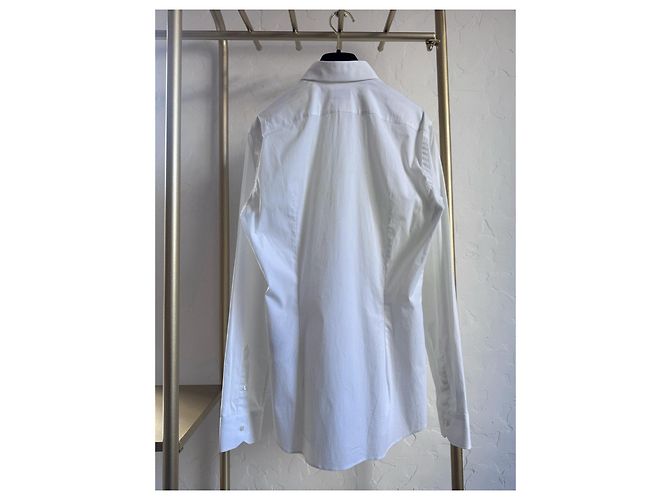 Fendi White Cotton Beaded Shirt - view 2