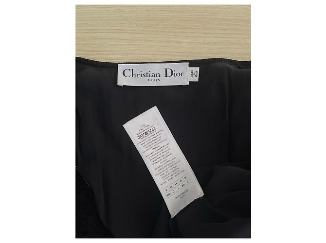 Dior Embroidered Lace Silk Jacket Black - view 3
