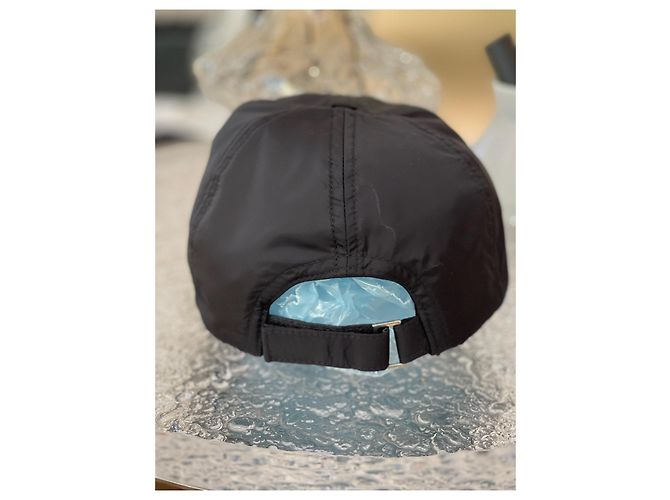 Chapeau Dior en coton noir - vue 5