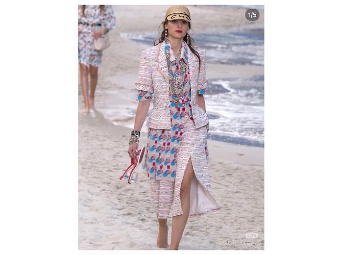 Chanel 19S Tweed Jacke Mehrfarbig - Ansicht 5