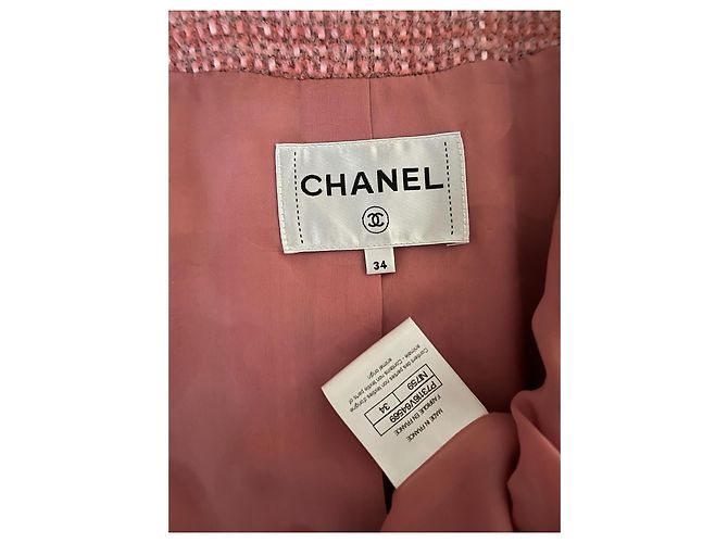 Chanel 22A Tweed Jacke Rosa Metiers d'Art - Ansicht 3