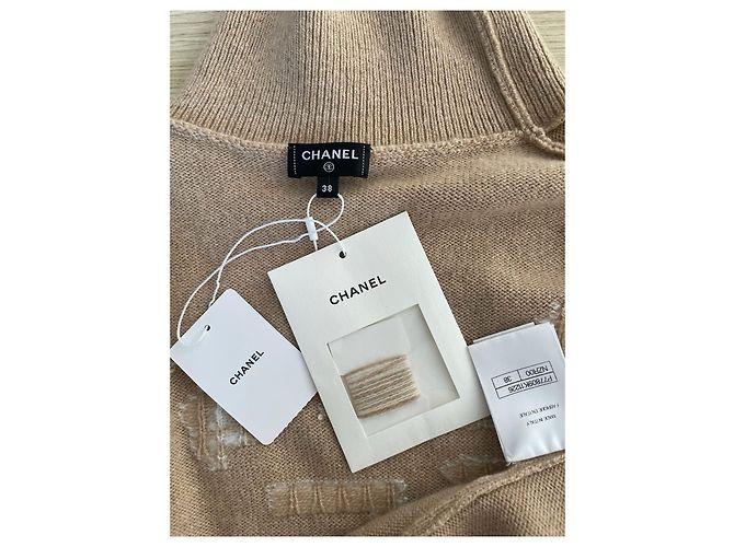 Chanel 24N Strickpullover aus Wolle Khaki - Ansicht 3