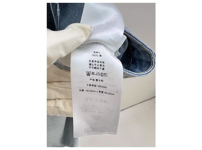 Vaqueros Dior en denim azul - vista 4