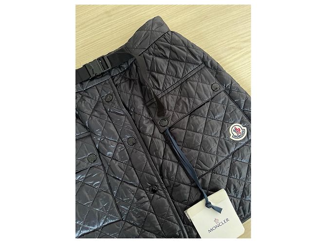 Falda Moncler Negra Acolchada - vista 4