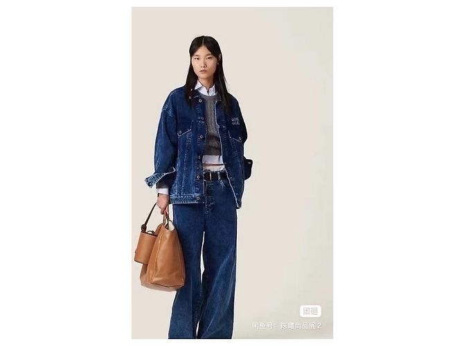 Miu Miu Blue Cotton Corduroy Jacket - view 8