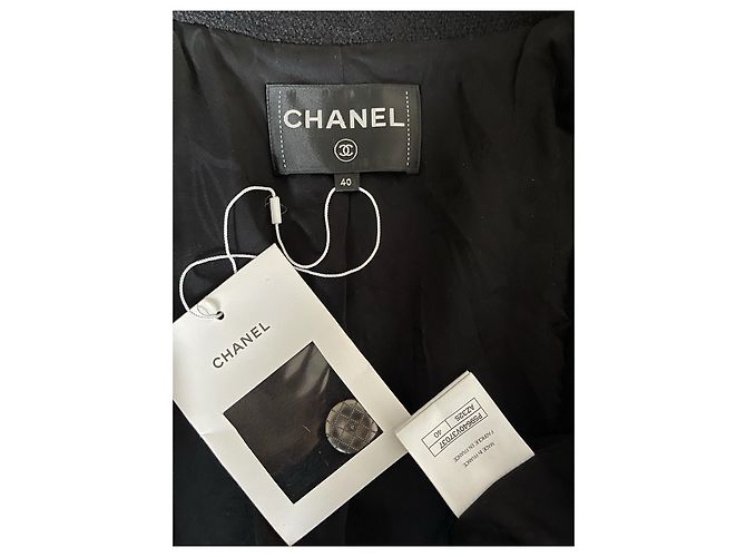 Giacca Chanel 18B in tweed multicolore - vista 3