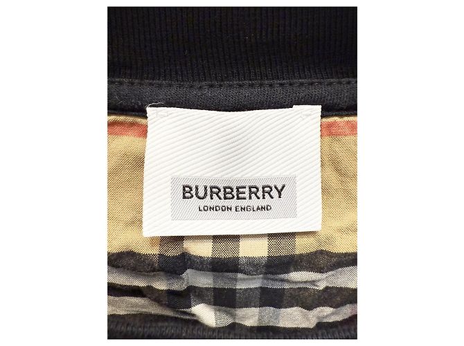 Burberry Schwarzes Oberteil aus Wolle mit Plaid Patchwork - Ansicht 3
