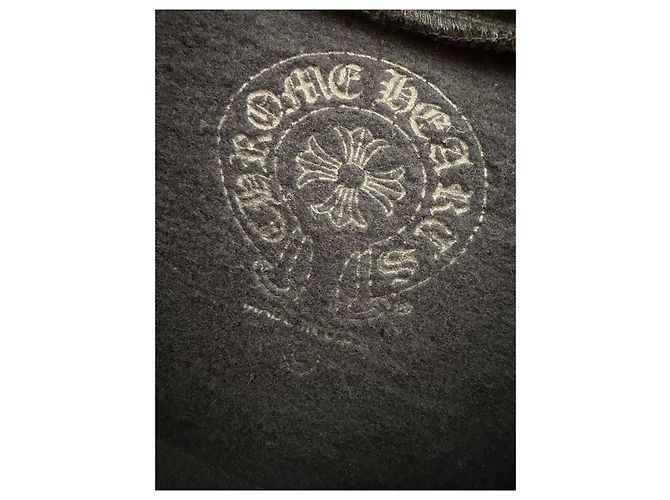 Chrome Hearts Sweatshirt Schwarz Baumwolle Scroll Print - Ansicht 3