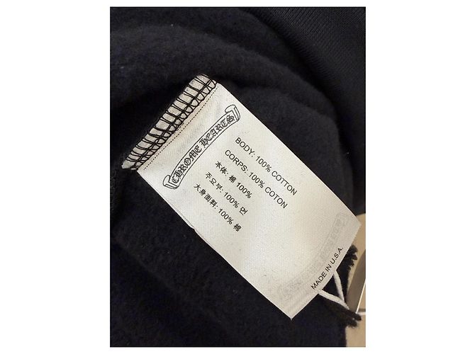 Chrome Hearts Sweatshirt Schwarz Baumwolle Scroll Print - Ansicht 4