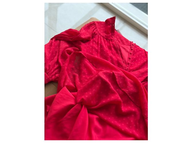 ROTATE Red Dresses Polyester - view 6