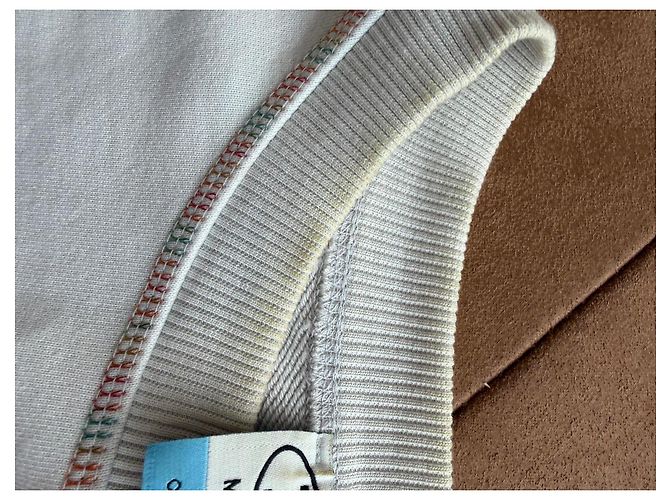 Missoni Pullover Baumwolle Beige mit Paisley-Print - Ansicht 10
