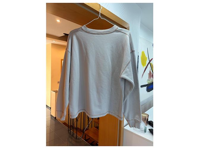 Missoni Pullover Baumwolle Beige mit Paisley-Print - Ansicht 2