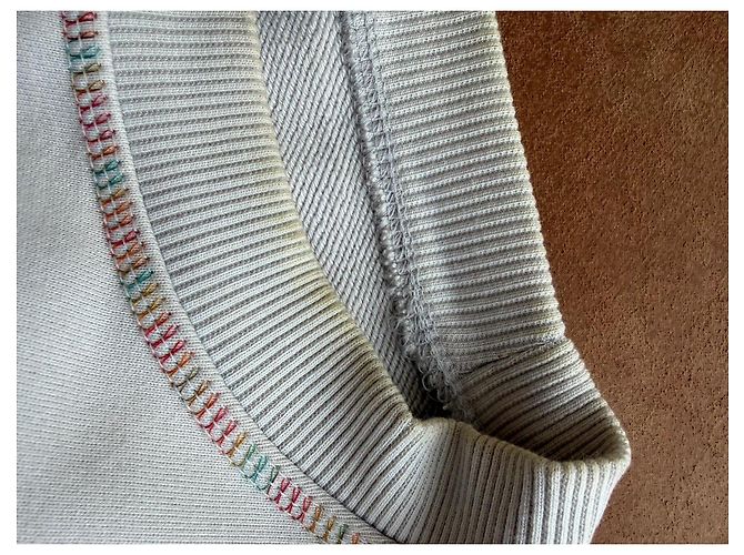 Missoni Pullover Baumwolle Beige mit Paisley-Print - Ansicht 4