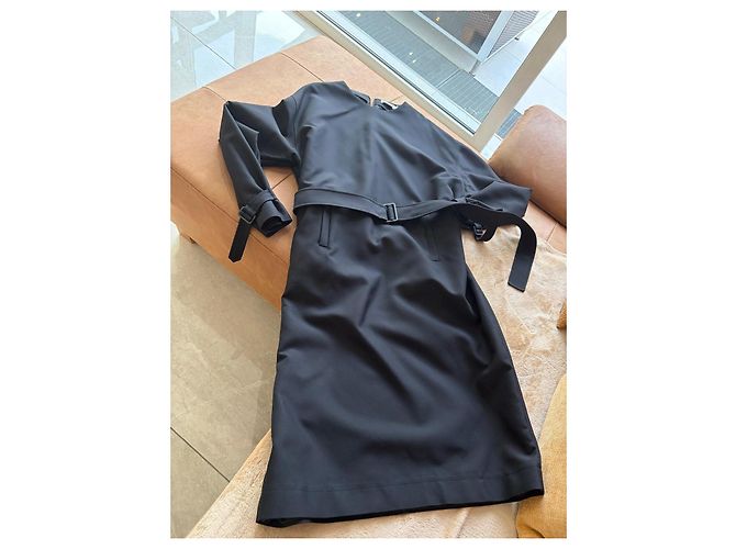 Vestido Jil Sander Negro Poliamida - vista 2