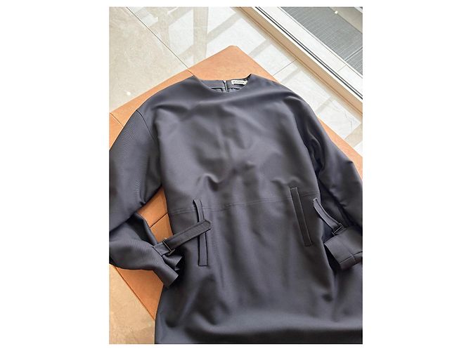 Vestido Jil Sander Negro Poliamida - vista 3