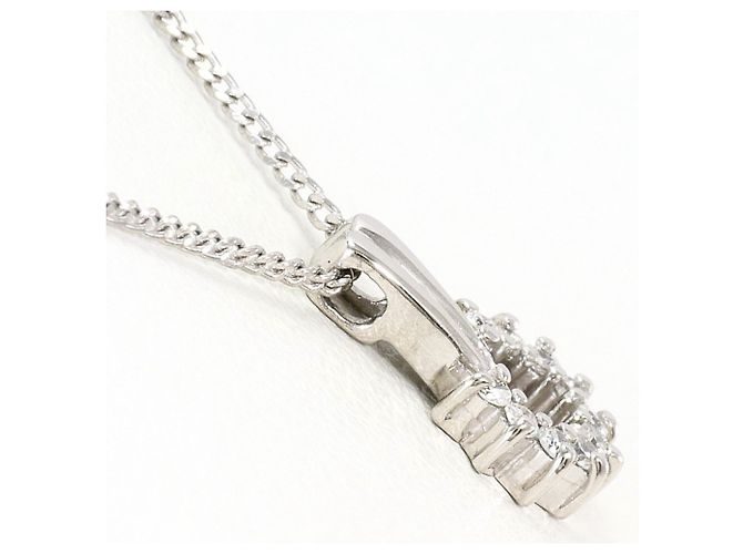 Autre Marque Colar de platina PT850 com diamante - vista 2