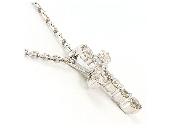 Autre Marque Collana in platino PT900 con diamante - vista 2