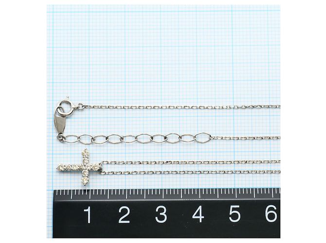 Autre Marque Collana in platino PT900 con diamante - vista 4